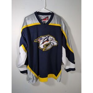 NASHVILLE PREDATORS ICE HOCKEY SHIRT JERSEY NHL sz XXL MEN PRO PLAYER
